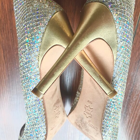Enzo Angiolini Women Size 10 Sparkle Heels - Picture 5 of 9